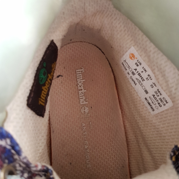 Floral Timberland size 37 - Picture 8 of 8